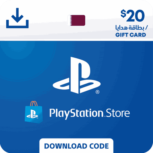 PlayStation Network Gift Card 20 USD  - PSN Qatar