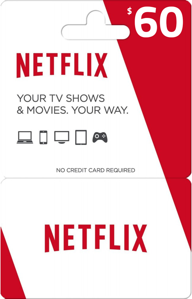 NETFLIX CARD 60$ for USA   account