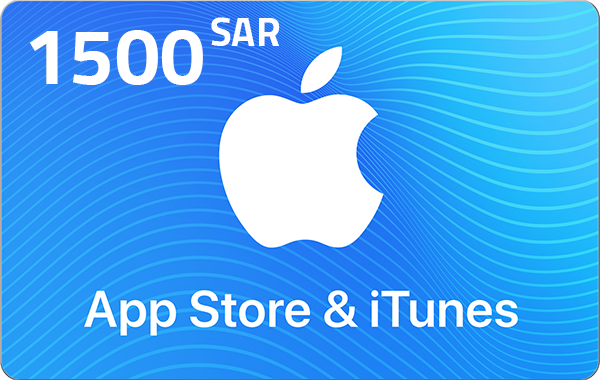 Apple iTunes Gift Card KSA Store 1500 SR