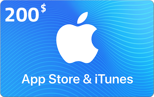 Apple iTunes Gift Card USA Store 200$