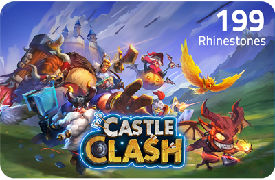 Castle Clash - 199 Rhinestones