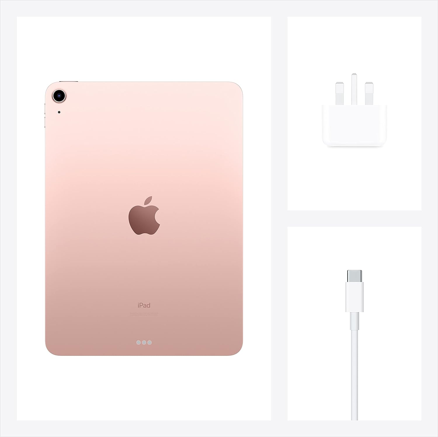 Rose Gold iPad Air - High-performance device with advanced camera features and stunning design. 0190199790391