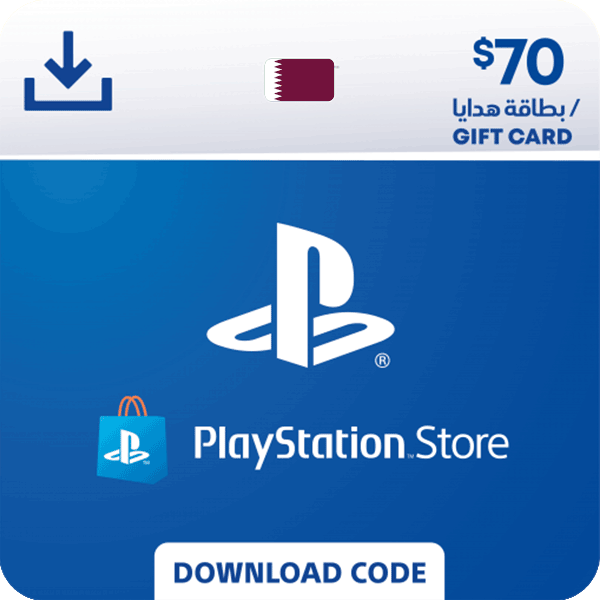 PlayStation Network Gift Card 70 USD  - PSN Qatar