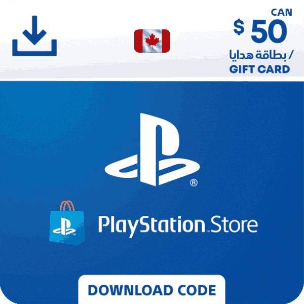 PlayStation Network Gift Card 50 USD  - PSN Canadian