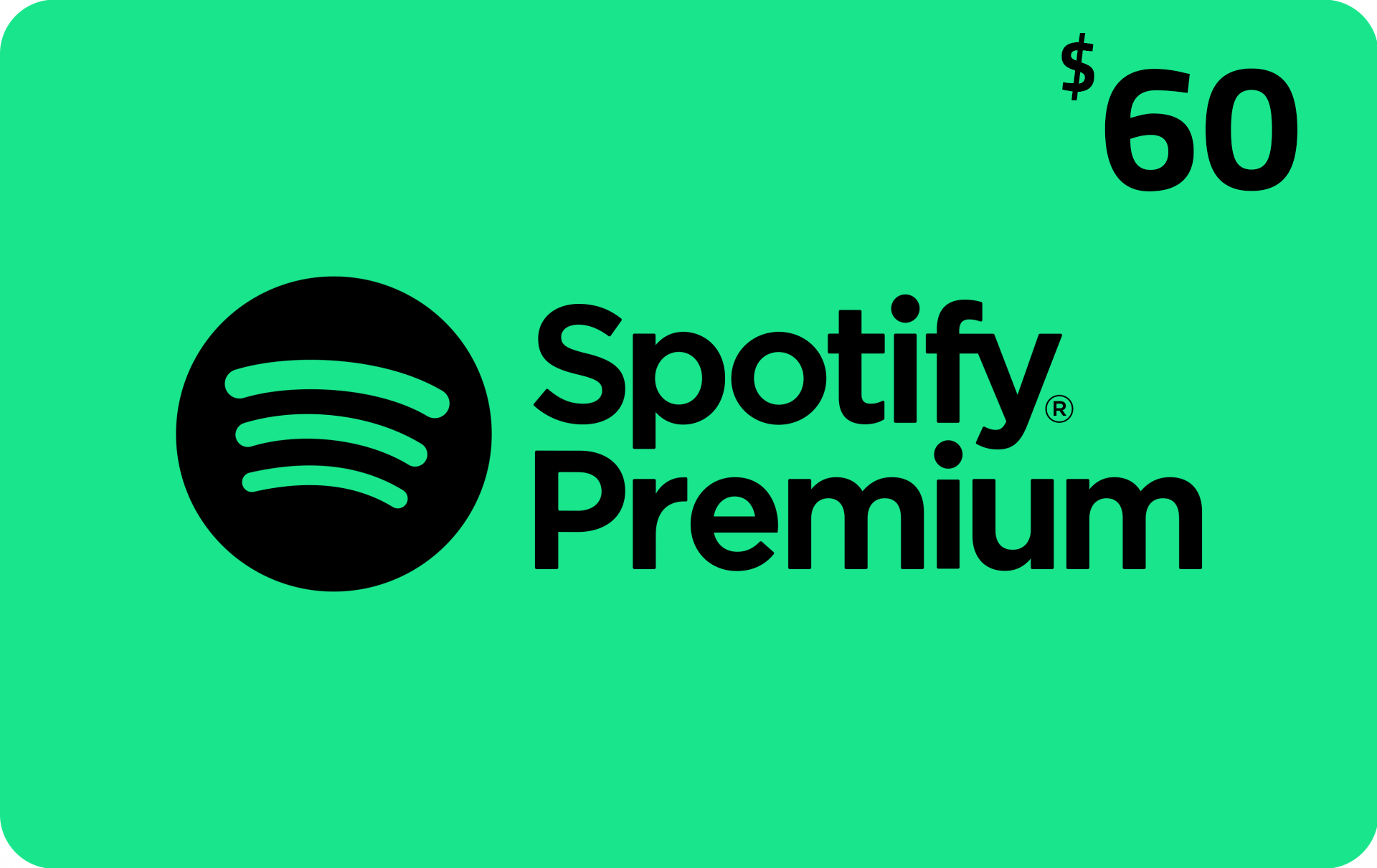 Spotify Card 60$ for US accounts