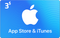 Apple iTunes Gift Card USA Store 3$