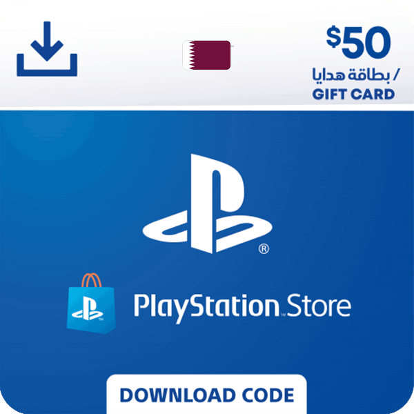 PlayStation Network Gift Card 50 USD  - PSN Qatar