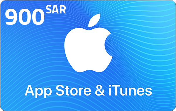 Apple iTunes Gift Card KSA Store 900 SR