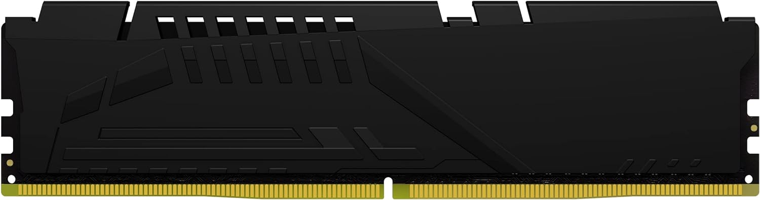 Kingston Fury Beast Black 16GB DDR5 DIMM RAM - Stable overclocking, increased efficiency, Intel XMP 3.0-Ready, 4800MHz plug and play, low-profile design. 0740617324389