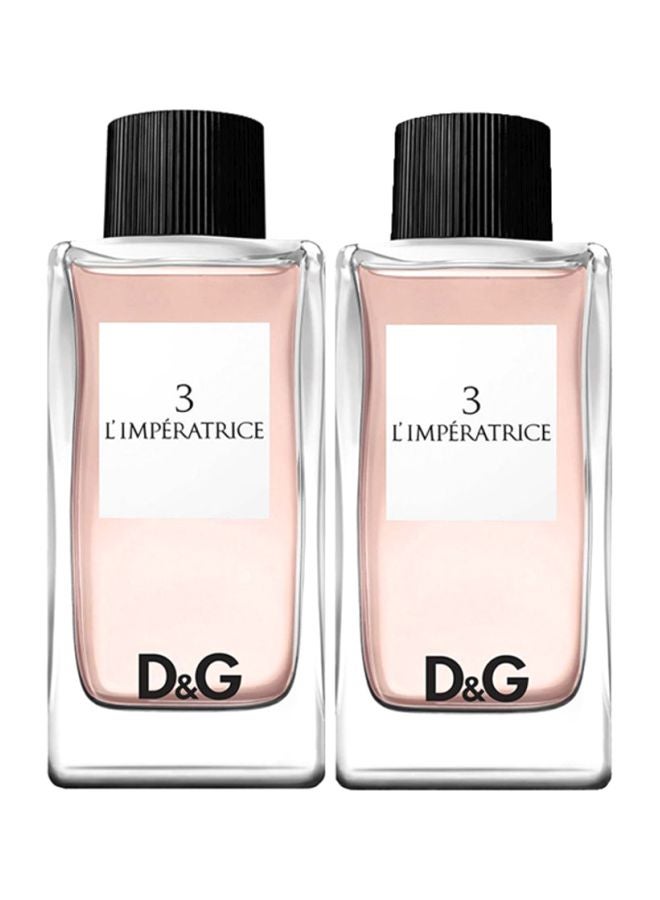 2 - Piece 3 L'Imperatrice EDT Gift Set 2x100ml - EDT - 2x100ml - 