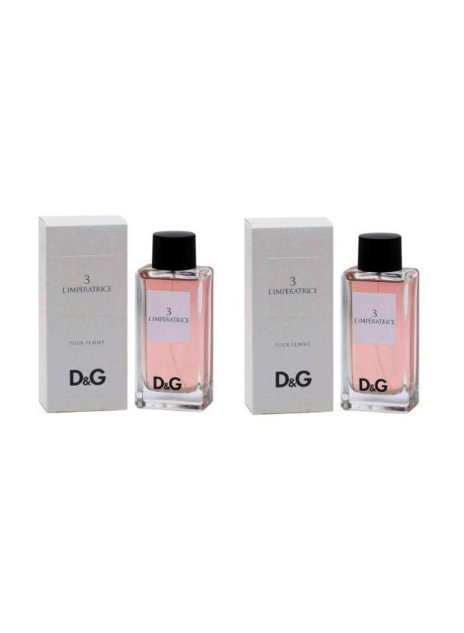 2 - Piece 3 L'Imperatrice EDT Gift Set 2x100ml - EDT - 2x100ml - 