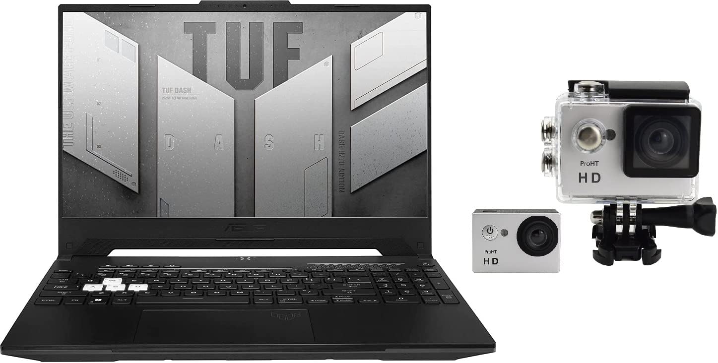 SKU: 4711081644545 - A powerful Asus TUF F15 gaming laptop with 12th Gen Core i7, 32GB RAM, and RTX 3060 graphics.