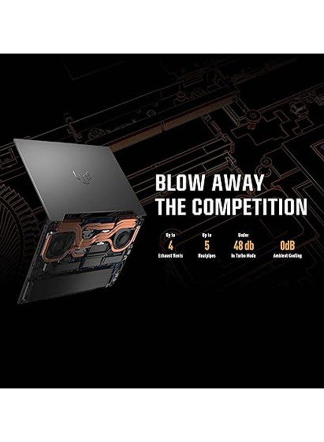 2023 Latest TUF Gaming Laptop 15.6" FHD 144Hz Display Core I7 - 12700H 32GB 1TB SSD NVIDIA RTX 4060 8GB Graphics Backlit WIN11 Grey English/Arabic Grey - 1TB SSD - 15.6 - inch - NVIDIA GeForce RTX 4060