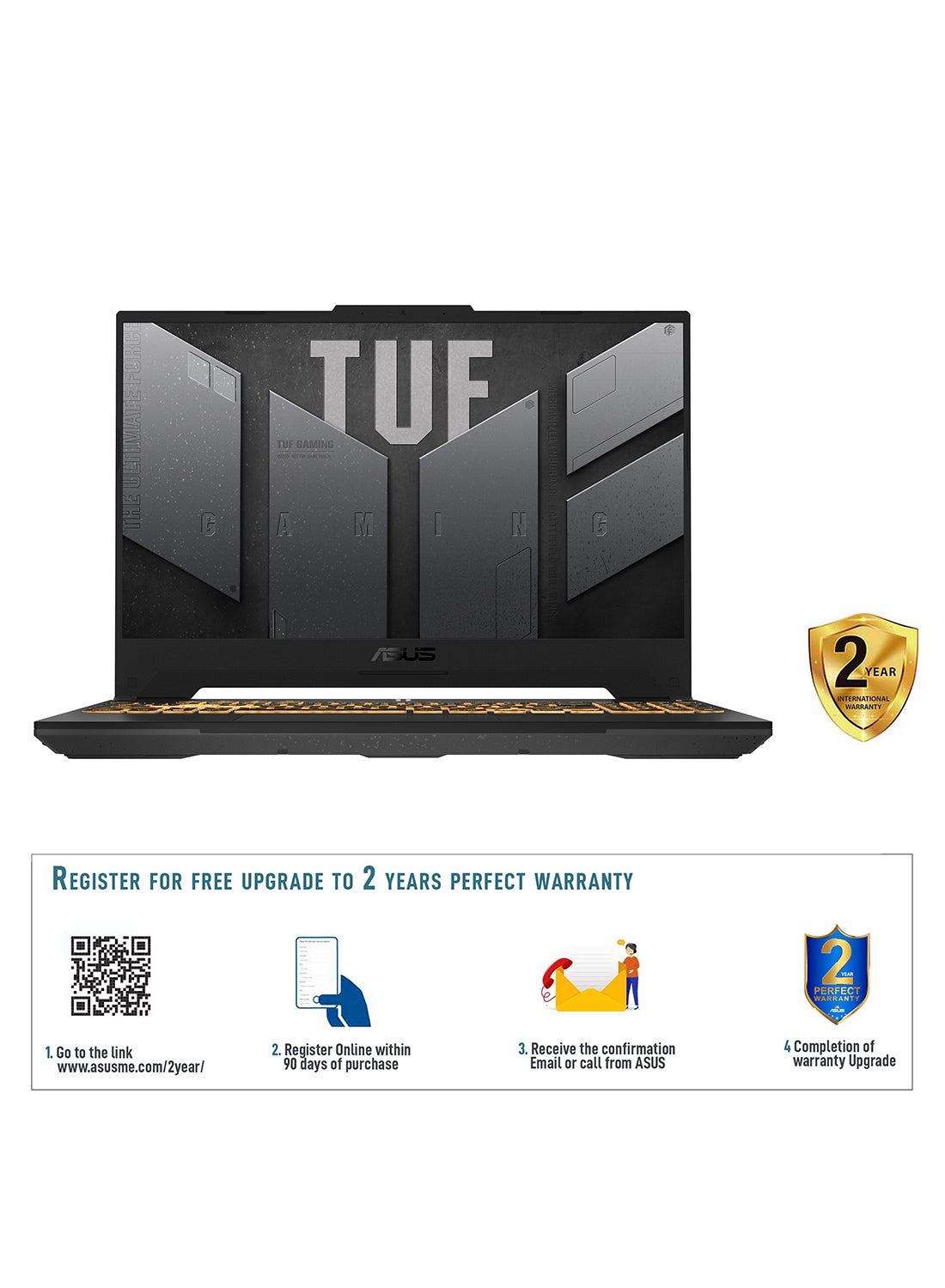 2023 Latest TUF Gaming Laptop 15.6" FHD 144Hz Display Core I7 - 12700H 32GB 1TB SSD NVIDIA RTX 4060 8GB Graphics Backlit WIN11 Grey English/Arabic Grey - 1TB SSD - 15.6 - inch - NVIDIA GeForce RTX 4060