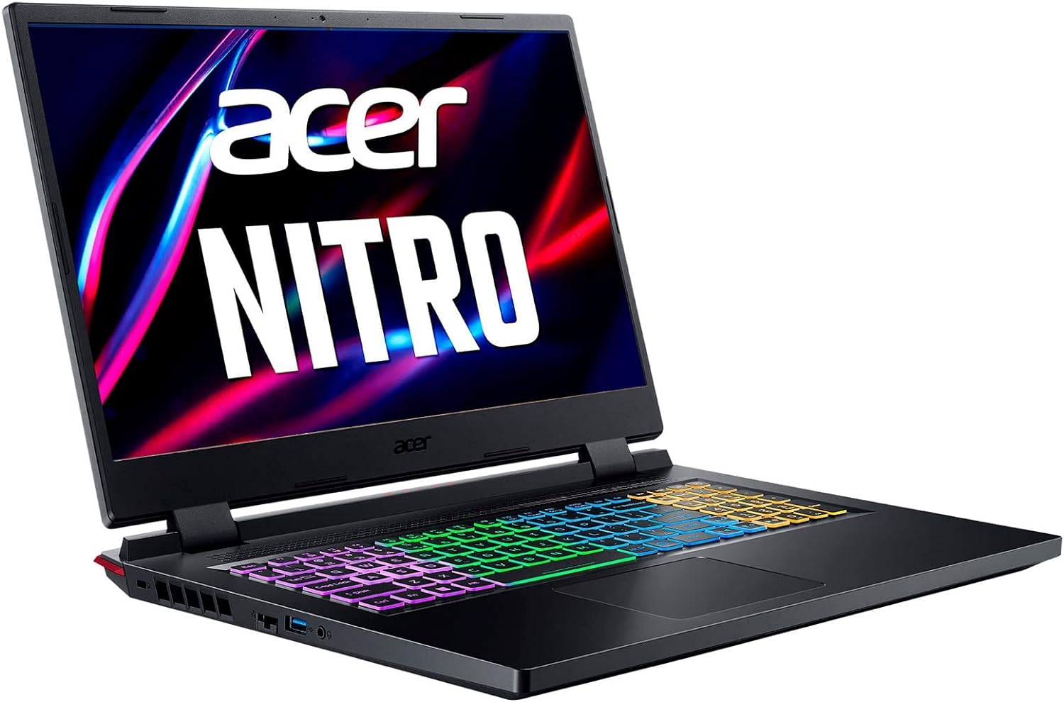 SKU: 7427281284647, Barcode: 7427281284647 - Acer Nitro 5 Gaming Laptop 17.3-inch Core i5-12500 32GB RAM 1TB SSD NVIDIA GeForce RTX 3050 - 8GB DDR4 SDRAM and 512GB SSD for memory and storage.