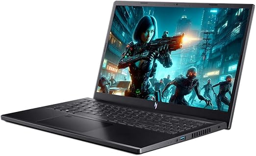 Acer Nitro V 15 Gaming Laptop - 15.6" Display, Intel Core i5 - 13420H, 16GB DDR5 RAM, 512GB SSD, 4GB NVIDIA RTX 2050, Windows 11, English Keyboard, Black - 04711121650970 - 512GB SSD - NVIDIA RTX 2050 - Black