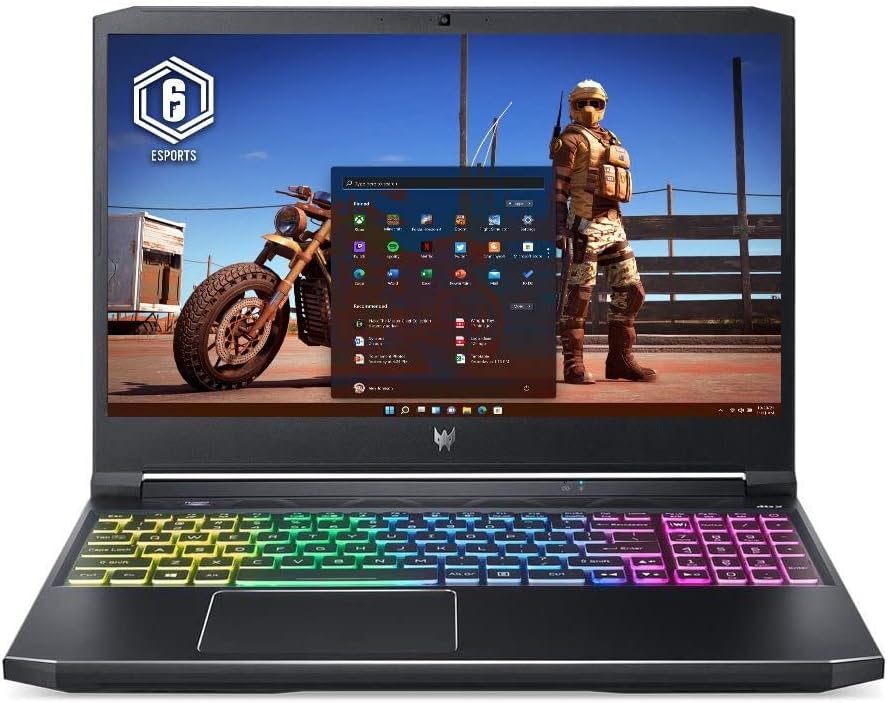 Acer Predator Helios 300 Gaming Laptop with 15.6-inch display and NVIDIA GeForce RTX 3060. 4711121169403