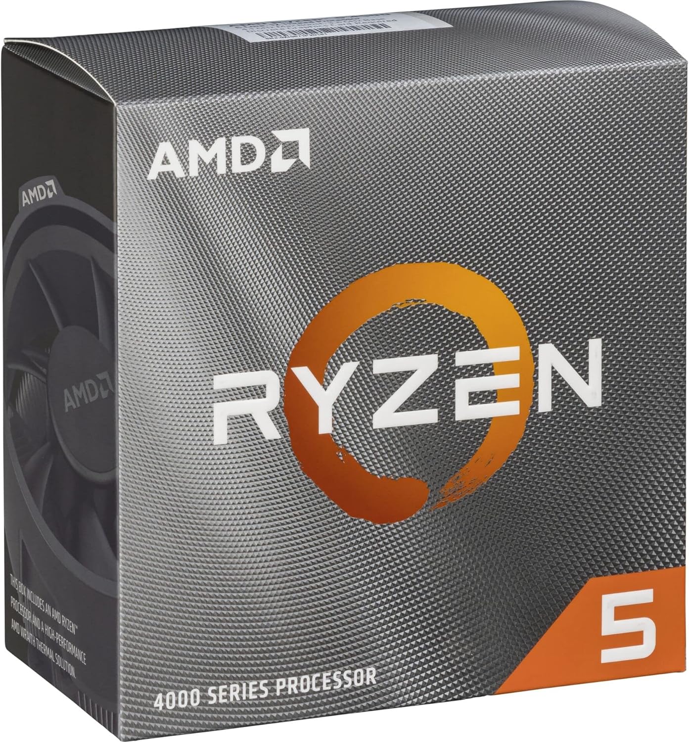 AMD Ryzen 5 4500 Desktop Processor - 6 core/12 thread, up to 4.1 GHz boost, black 0730143314114