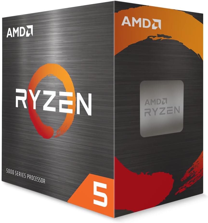 AMD Ryzen 5 5500 Desktop Processor - 6-core/12-thread, 4.2 GHz boost, 65W TDP 0730143314121