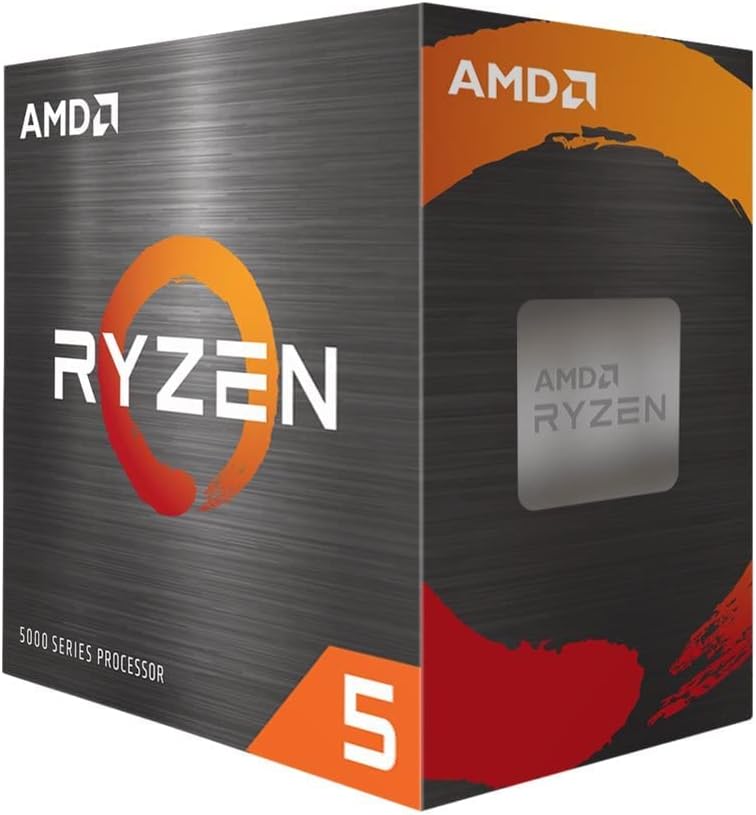 AMD Ryzen 5 5600 Desktop Processor - 6-core/12-thread, 4.4 GHz boost clock, 65W TDP 0730143314190