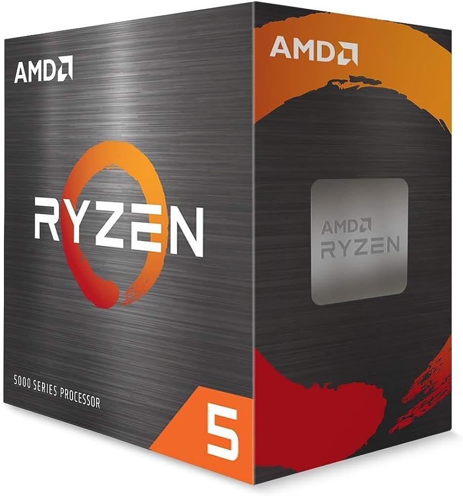 AMD Ryzen 5 5600X 6-Core Desktop Processor - Unlocked for overclocking, 4.6 GHz Max Boost, 35 MB cache 4897359116539