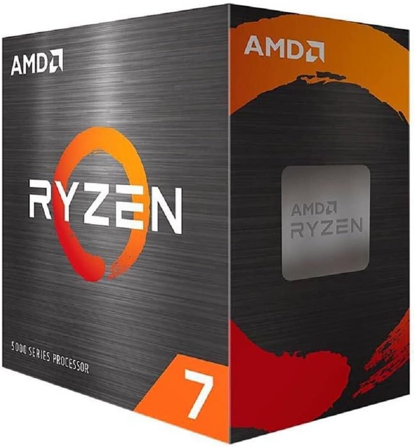 AMD Ryzen 7 5800X: Ideal for mainstream desktops, supports DDR-3200 memory. 0730143312714