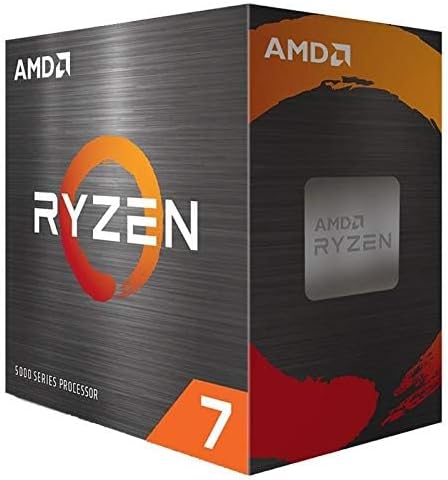 AMD Ryzen 7 5800X: Advanced Socket AM4 platform with PCIe 4.0 support. 0730143312714