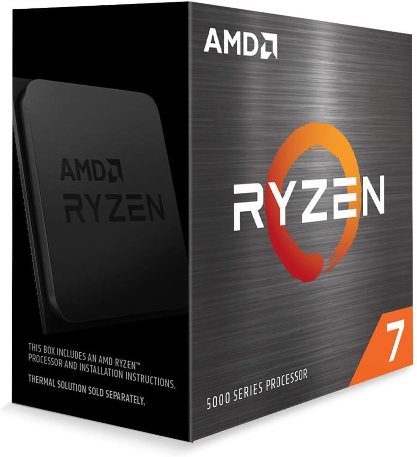 High-performance AMD Ryzen 7 5800X processor with 16 processing threads. 0730143312714