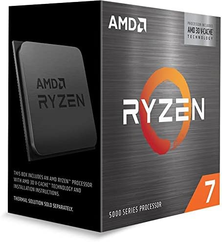 High-Performance AMD Ryzen 7 5800X3D Processor - 3.4 GHz Base Clock 0730143313797