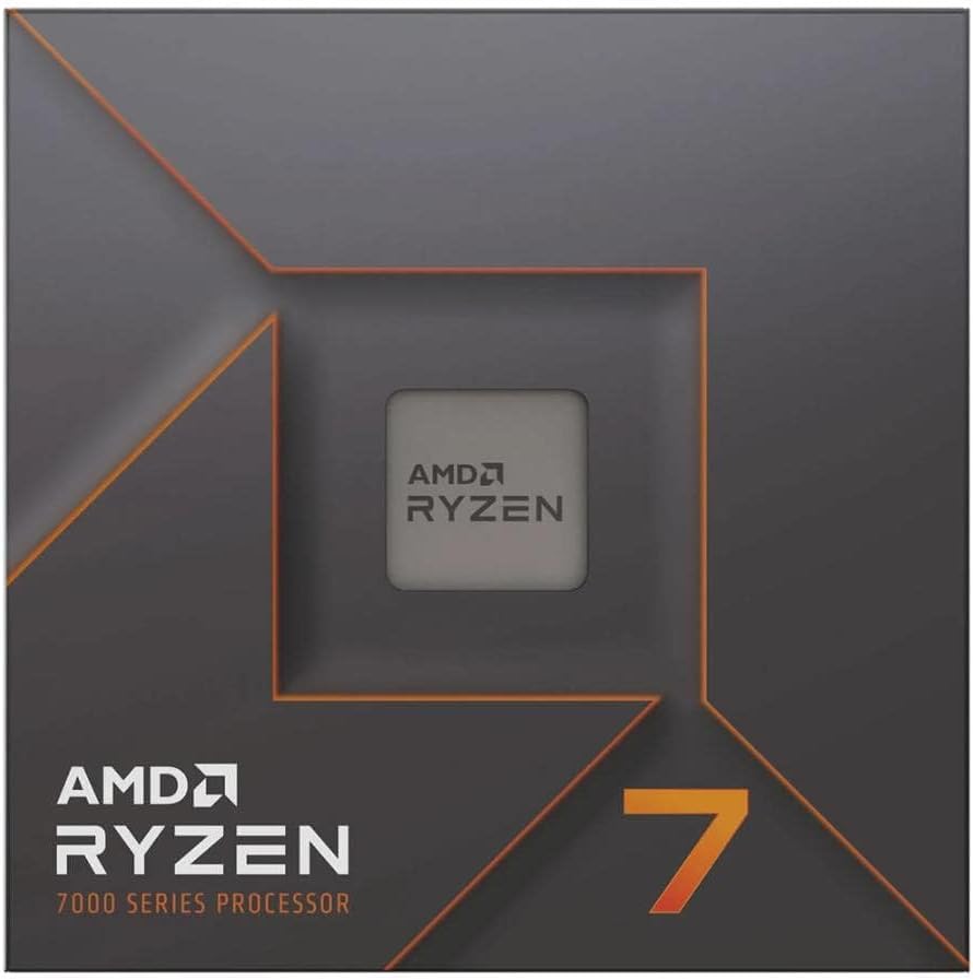 Unleash performance with AMD Ryzen™ 7 7700X - Processor Brand: AMD, Processor Type: Ryzen 7, Processor Speed: 5 GHz 0730143314428