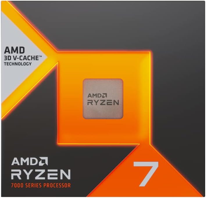 AMD Ryzen 7 7800X3D - Octa-core processor for fast and reliable performance with 5 nm process technology 0730143314930