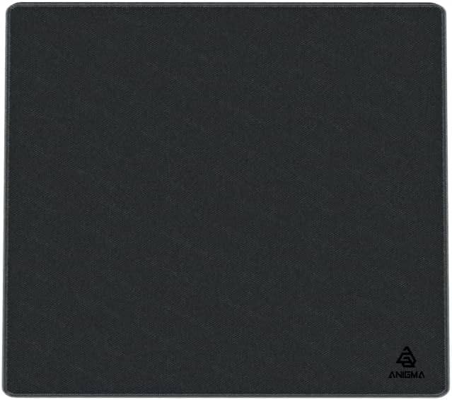 Anigma Mousepad in Black, Medium - Ideal for gaming with non-slip rubber base. 6297001133002