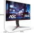 AOC Gaming G2 Series - 24 Class Monitor with 3-Sided Frameless Design, AMD FreeSync 4717385945333