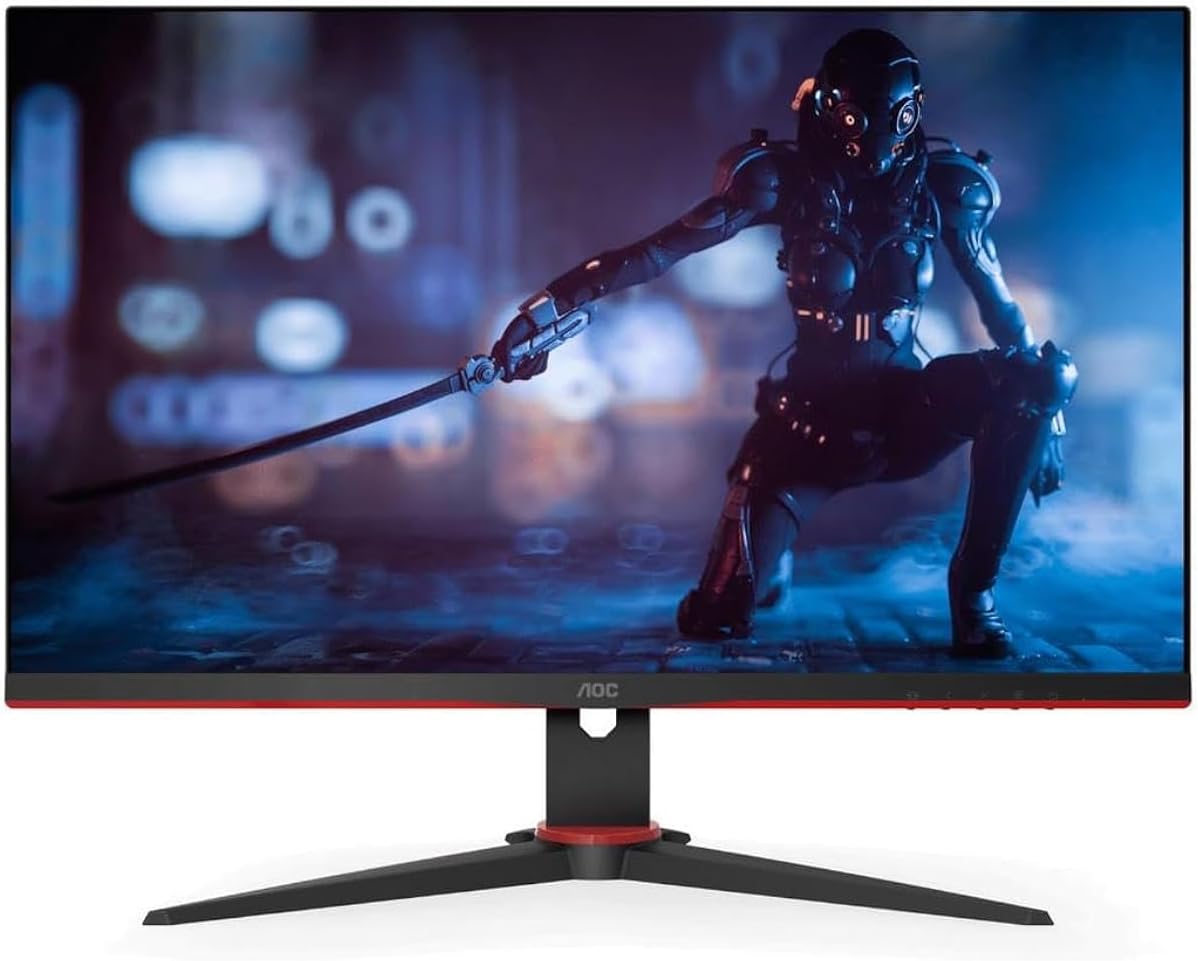 AOC 27G2SE 27 Gaming Monitor - Immerse yourself in lifelike colors and smooth gameplay with HDR, 165Hz, and 1ms response time. 6973985230073