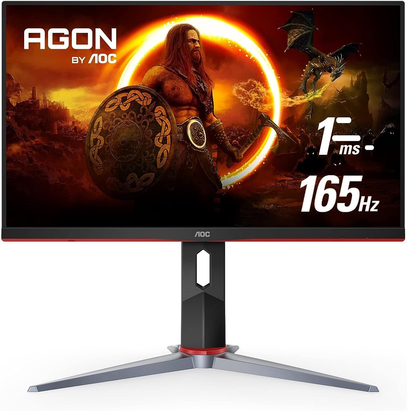 AOC 27G2SP Gaming Monitor - 27 IPS Panel, 165Hz Refresh Rate, Black 0685417728084