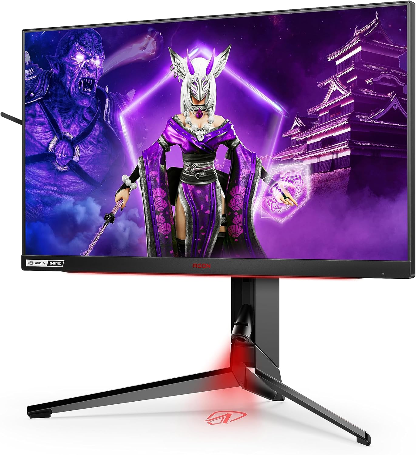 AOC AGON AG254FG 24.5 Gaming Monitor - Experience speed without smear with 1ms GTG pixel response time. 4038986149945