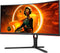 AOC AGON CU34G3S 34 QHD Curved Gaming Monitor - Immerse in 1000R radius for reduced eye strain and enhanced gaming experience. 4038986147194