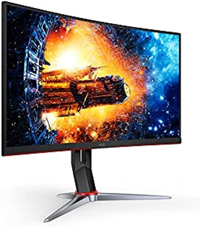 AOC C24G2 23.6 Curved Monitor - Full HD, 165Hz, FreeSync 4717385946125