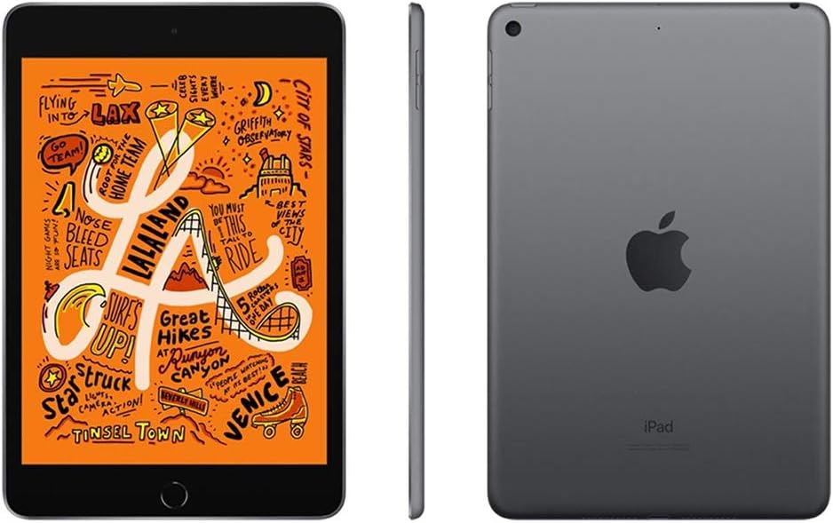 Apple 2019 iPad mini (5th Gen) - Space Grey, Wide color display, Fast A12 Bionic chip, Touch ID sensor 0190199062696