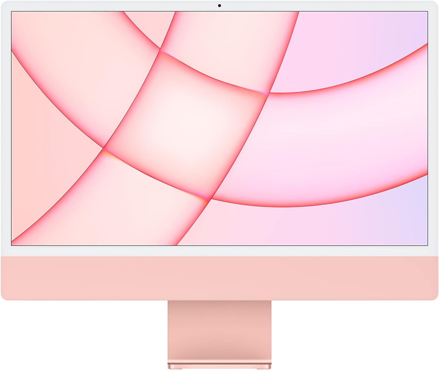 0194252126240: Apple 2021 iMac in Pink - 24-inch 4.5K Retina display, Apple M1 chip, 8GB RAM, 256GB storage