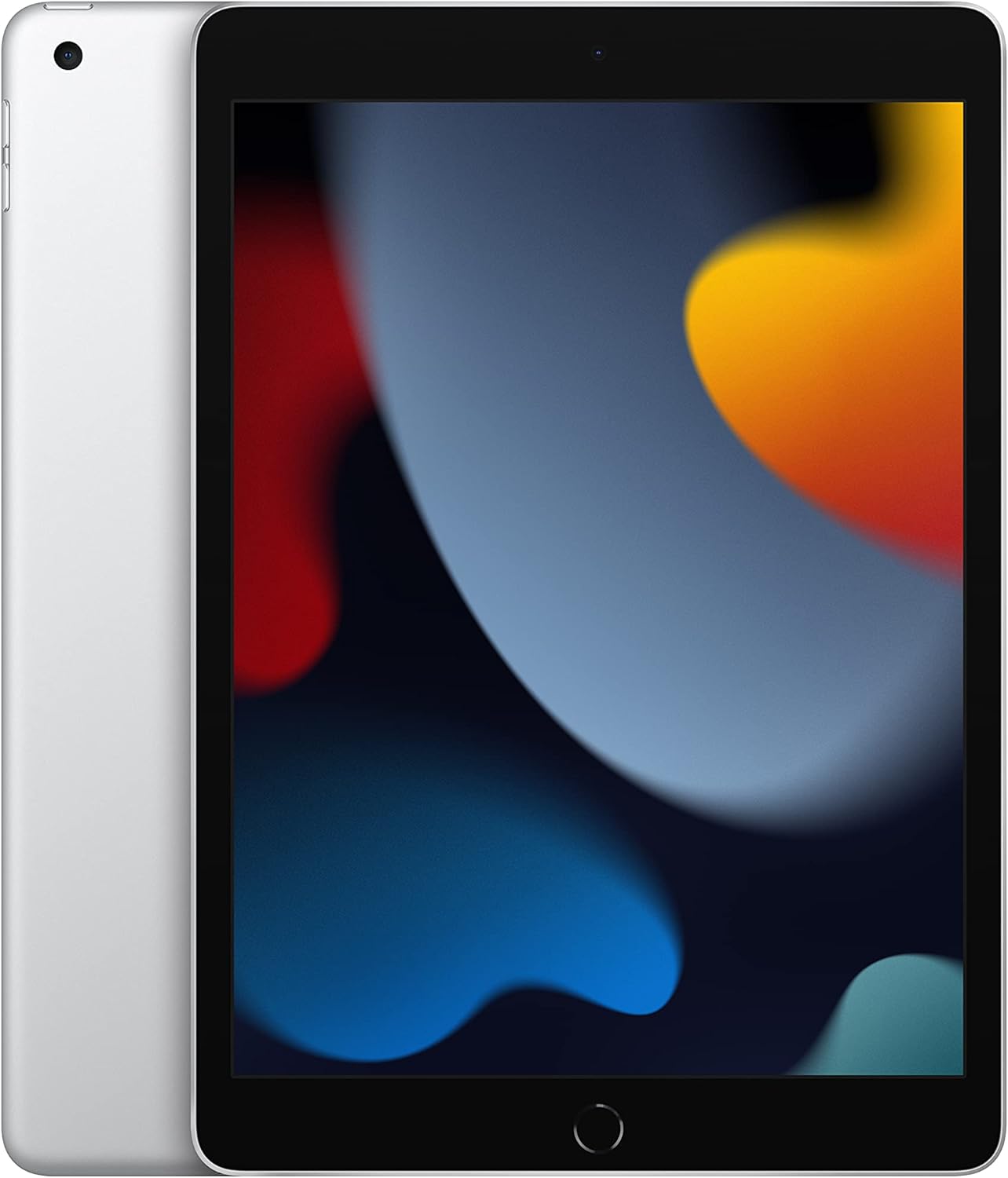 Sleek silver Apple 2021 iPad with stunning 10.2-inch Retina display and A13 Bionic chip. 0194252516614