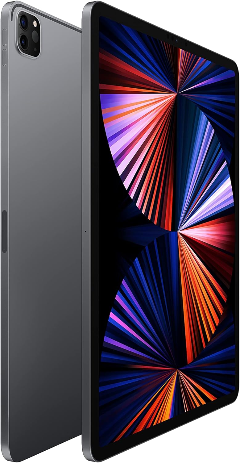 SKU: 0194252196847, Barcode: 194252196847 - Apple 2021 iPad Pro (12.9-inch, Wi-Fi, 2TB) - Space Grey (5th Generation) - Stunning 12.9-inch Liquid Retina XDR display with ProMotion