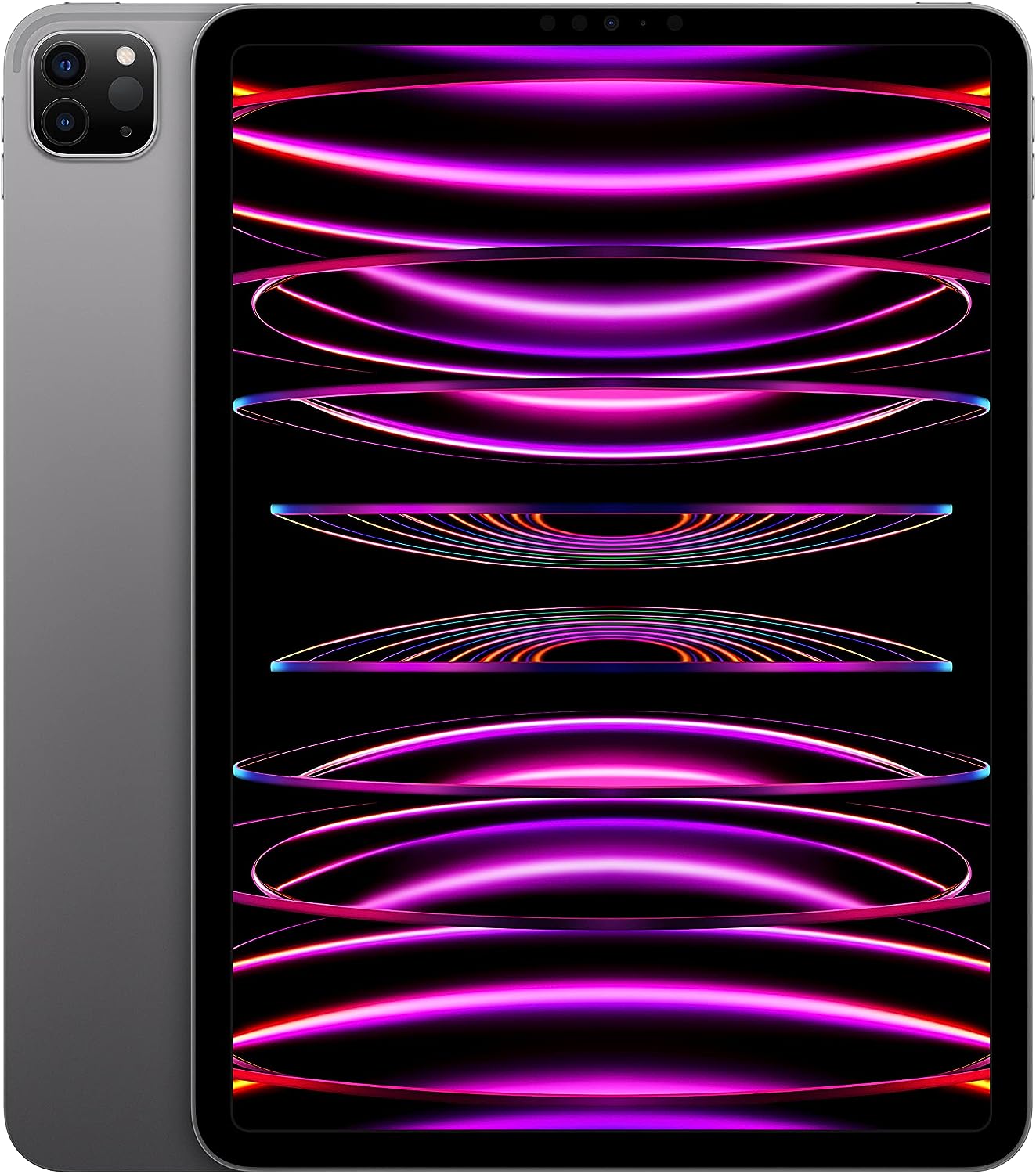 SKU: 0194253266648, Barcode: 194253266648 - Apple 2022 11-inch iPad Pro (Wi-Fi, 2TB) - Space Gray (4th generation): Stunning 11 Liquid Retina display, M2 chip, 12MP cameras, Wi-Fi 6E, Thunderbolt support, Face ID, all-day battery life.