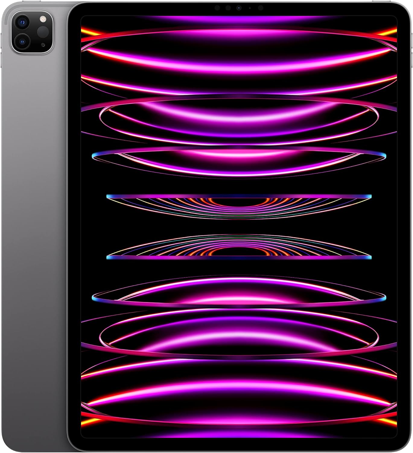 SKU: 0194253241270, Barcode: 194253241270 - Apple 2022 12.9-inch iPad Pro (Wi-Fi, 128GB) - Silver (6th generation): Stunning Liquid Retina XDR display, M2 chip, advanced cameras, Wi-Fi 6E, Thunderbolt support, Face ID, all-day battery life.