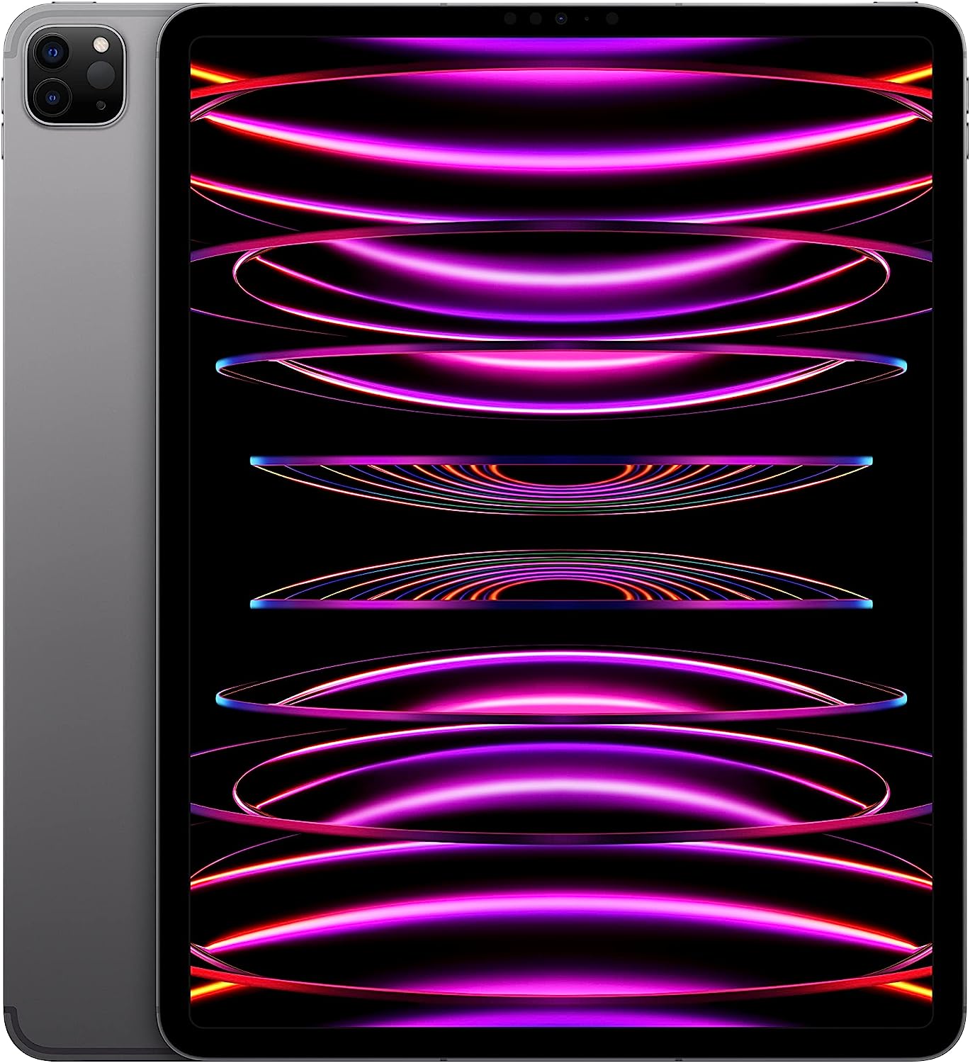 SKU: 0194253254737, Barcode: 194253254737 - Apple 2022 12.9-inch iPad Pro (Wi-Fi + Cellular, 1TB) - Space Gray (6th generation): Stunning Liquid Retina XDR display, M2 chip, advanced cameras, 5G, Thunderbolt support, Face ID, all-day battery life.