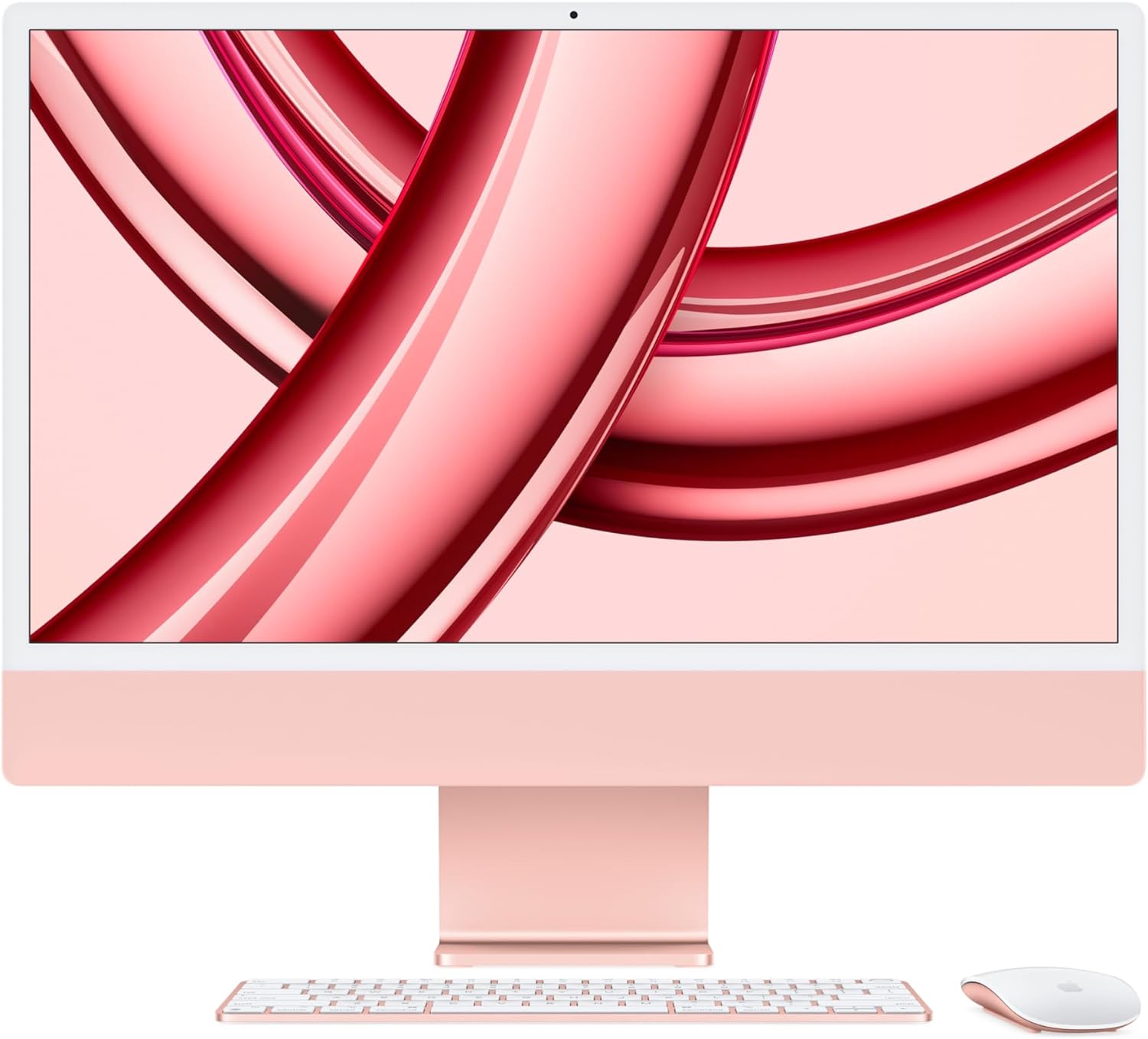 Pink Apple 2023 iMac with M3 Chip - Supercharged performance for work and play. 0194253782698