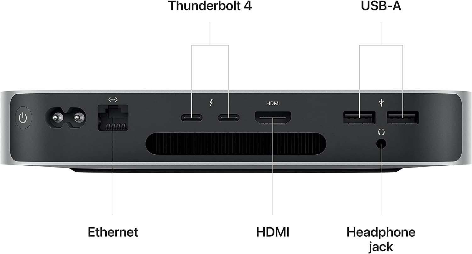 Mac mini M2: Lightning-fast performance for Microsoft 365, Adobe CC, Zoom, and more. 0194253142638