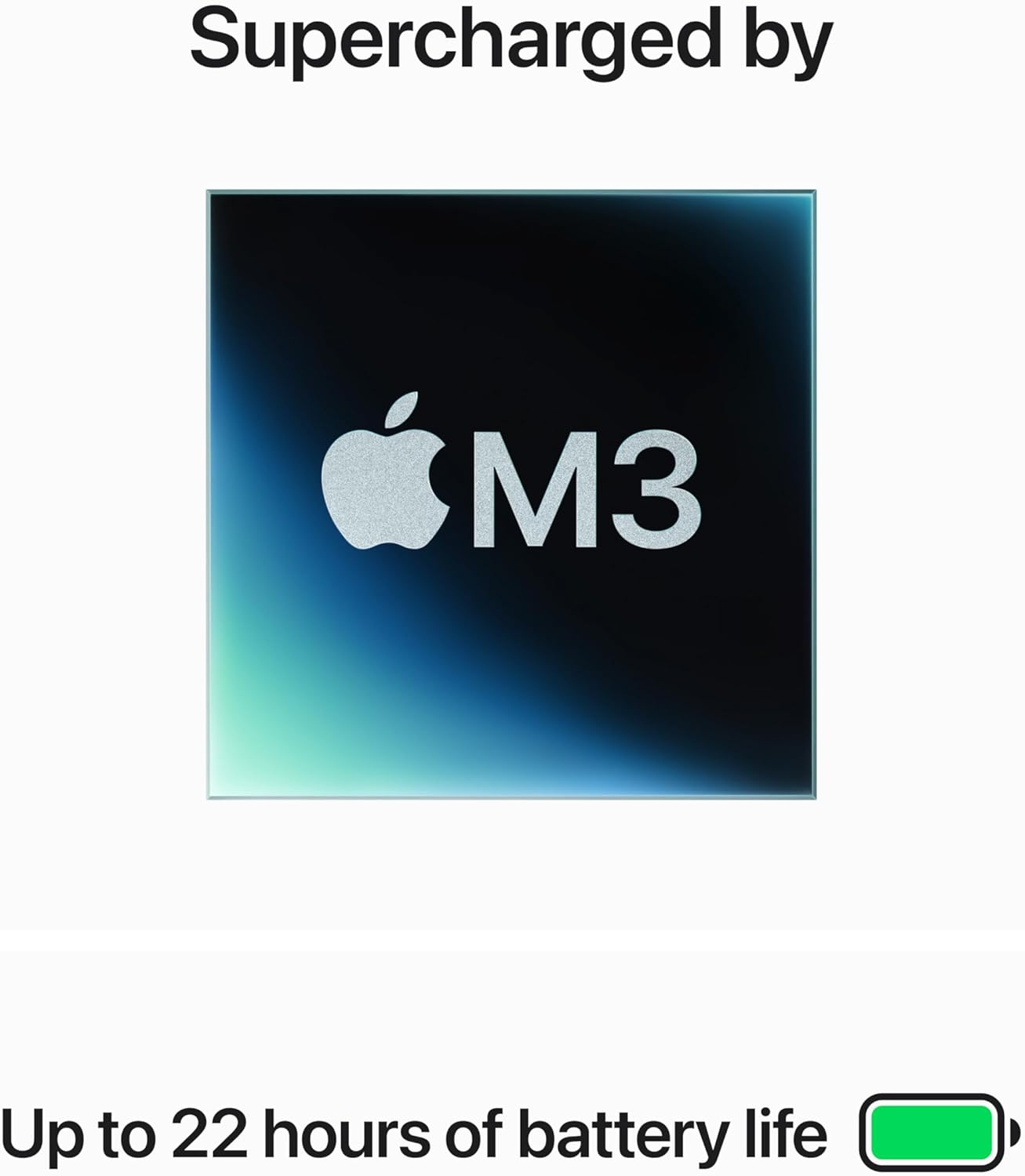 Supercharged by M3 chip for blazing multitasking and pro projects. 0195949640360