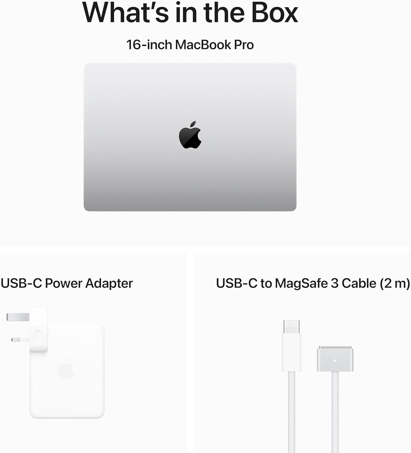 Apple 2023 MacBook Pro (16 - inch, Apple M3 Pro chip with 12‑core CPU and 18‑core GPU, 18GB Unified Memory, 512GB) - Silver; Arabic/English - 195949075124 - 16 - inch - Silver - 512GB