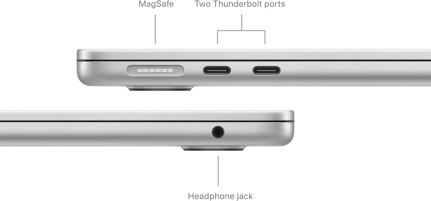 MacBook Air with M3 Chip - Up to 18 hours of battery life, stunning Liquid Retina display for vibrant visuals. 0195949125805